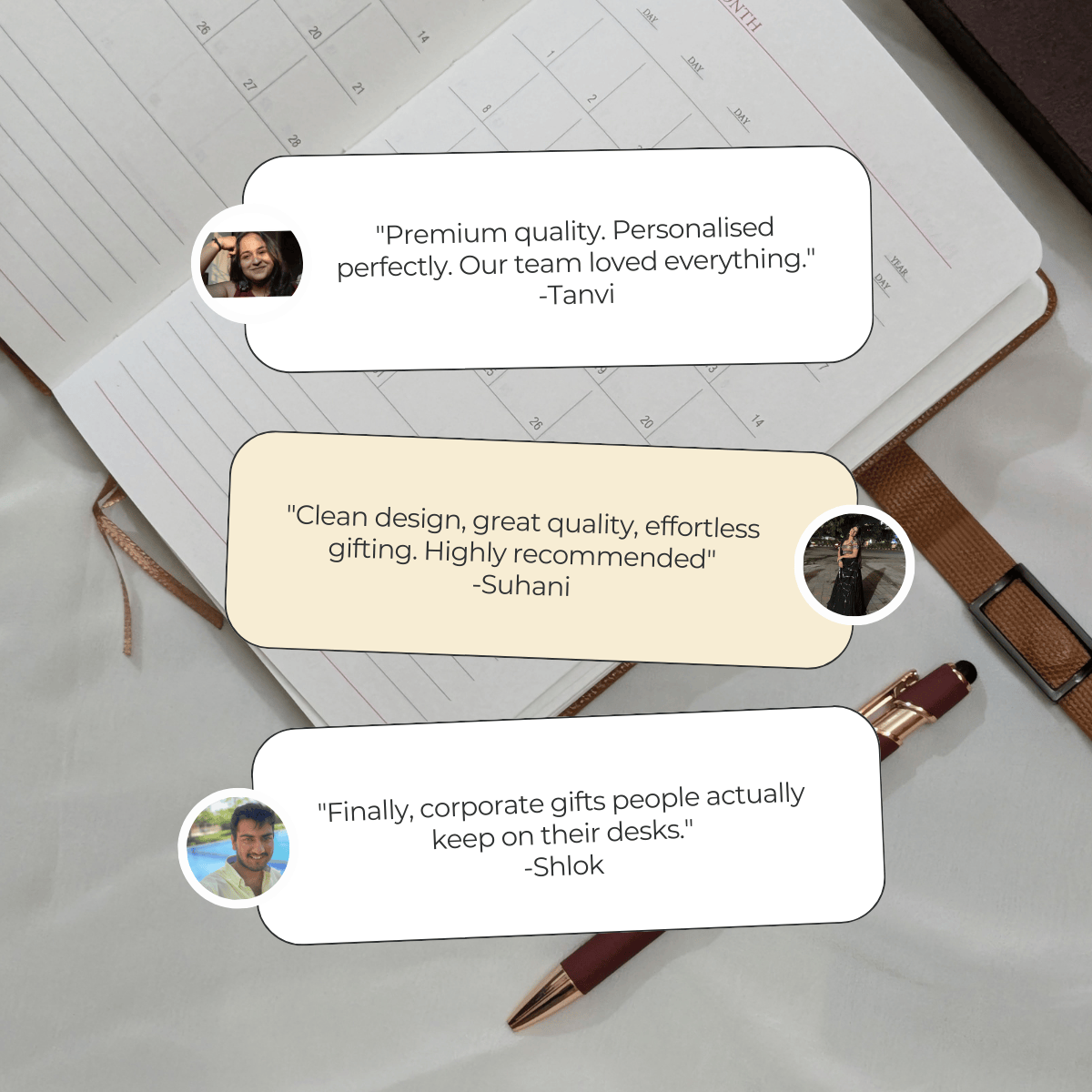 Executive Metallic UV Diary