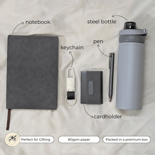 charcoal gray executive set