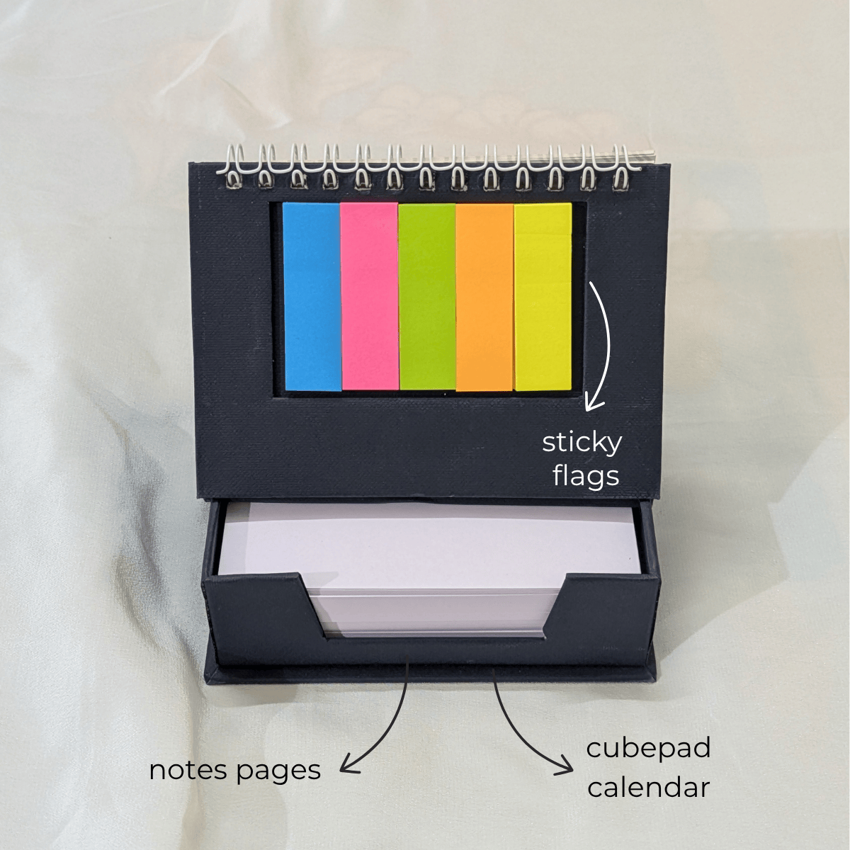 Blue Spectrum Cube Calendar