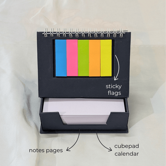 Blue Spectrum Cube Calendar