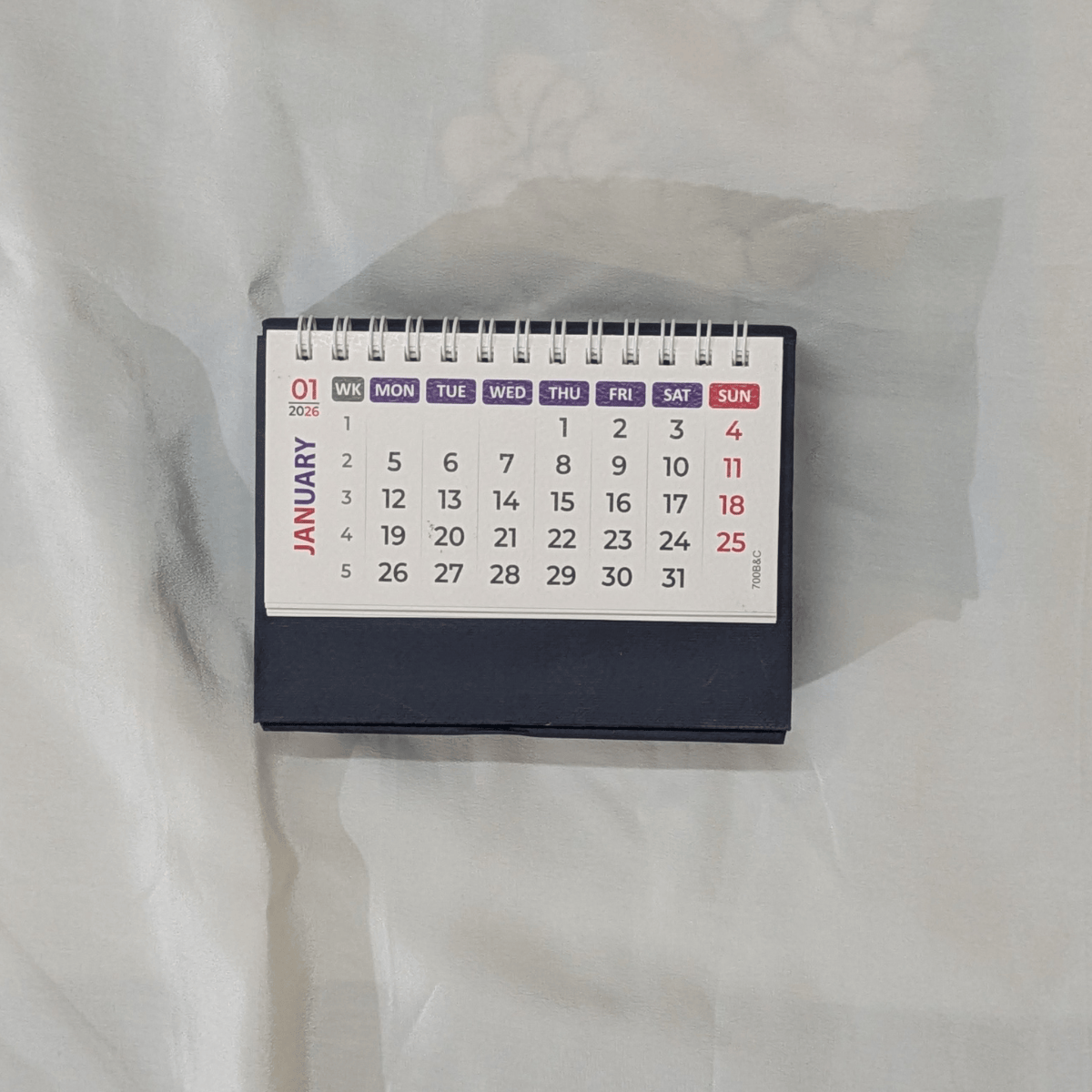 Blue Spectrum Cube Calendar