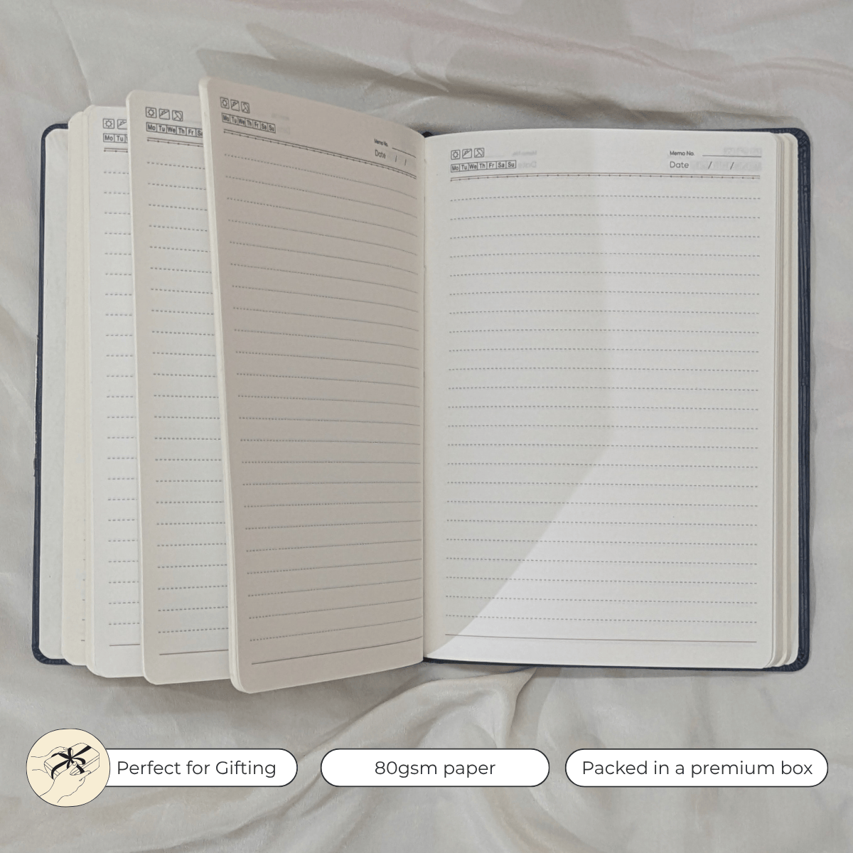 Blue Element Hook Notebook